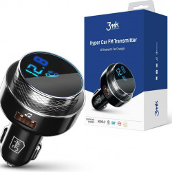 3MK HyperCar Chager Transmiter FM Car Charger - 2xUSB-A + TF card reader + Bluetooth 3MK HyperCar Chager Transmiter FM Car Charger - 2xUSB-A + TF card reader + Bluetooth