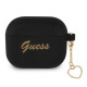 Guess GUA3LSCHSK AirPods 3 cover black / black Silicone Charm Collection Guess GUA3LSCHSK AirPods 3 cover black / black Silicone Charm Collection