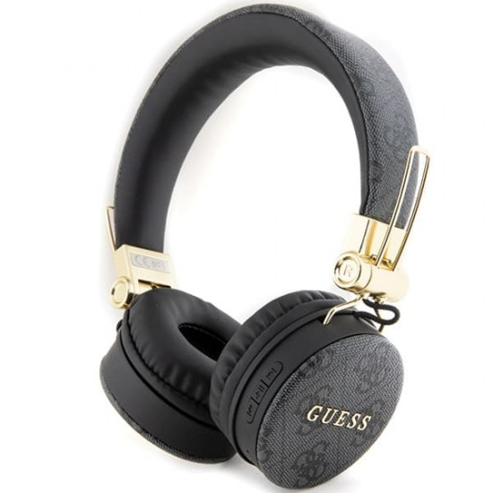 Guess Bluetooth headphones GUBH704GEMK black 4G Metal Logo