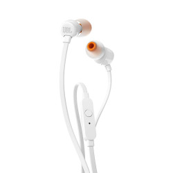 JBL  Wired Earphones T110 (JBLT110WHT)  Jack, In Ear, Pure Bass Sound  White JBL  Wired Earphones T110 (JBLT110WHT)  Jack, In Ear, Pure Bass Sound  White