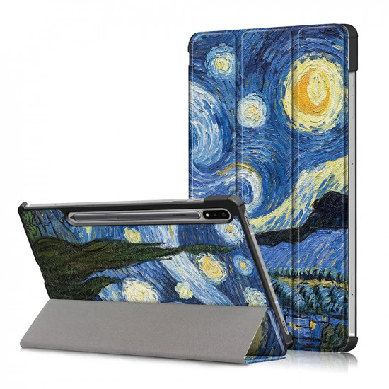 Techsuit FoldPro Samsung Galaxy Tab S9 Plus / S9 FE Plus Starry Night Techsuit FoldPro Samsung Galaxy Tab S9 Plus / S9 FE Plus Starry Night