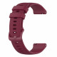 Techsuit  Watchband 20mm (W006) Samsung Galaxy Watch 4/5/Active 2, Huawei Watch GT 3 (42mm)/GT 3 Pro (43mm)  Burgundy