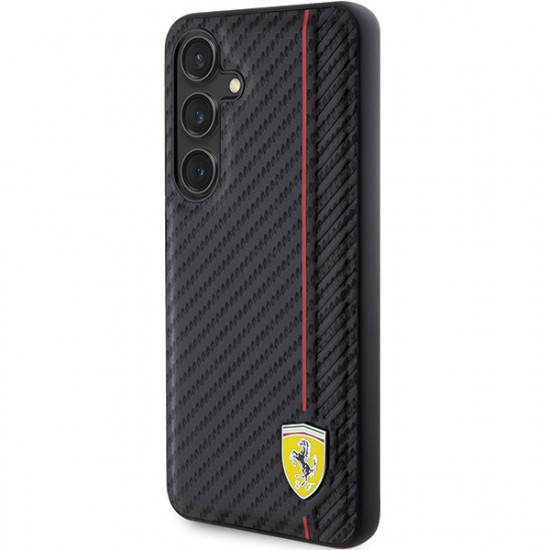 Ferrari FEHCS24MN3DUR S24+ S926 black hardcase Carbon Printed Line Ferrari FEHCS24MN3DUR S24+ S926 black hardcase Carbon Printed Line