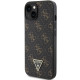 Guess GUHCP15MPG4GPK iPhone 15 Plus / 14 Plus 6.7" black hardcase 4G Triangle Metal Logo