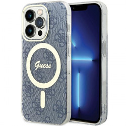 Guess GUHMP15LH4STB iPhone 15 Pro 6.1" blue hardcase IML 4G MagSafe