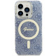 Guess GUHMP15LH4STB iPhone 15 Pro 6.1" blue hardcase IML 4G MagSafe