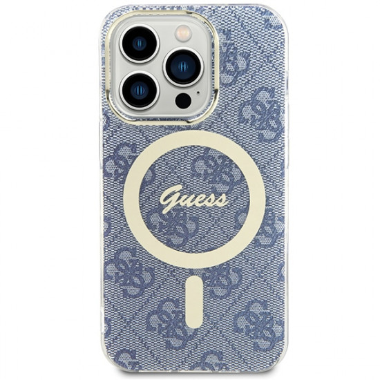 Guess GUHMP15XH4STB iPhone 15 Pro Max 6.7" blue hardcase IML 4G MagSafe