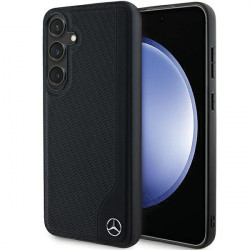 Mercedes MEHMS24M23RBGVK S24+ S926 black hardcase Leather Debossed Line MagSafe