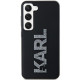 Karl Lagerfeld KLHCS23M3DMBKCK S23+ S916 black hardcase 3D Rubber Glitter Logo