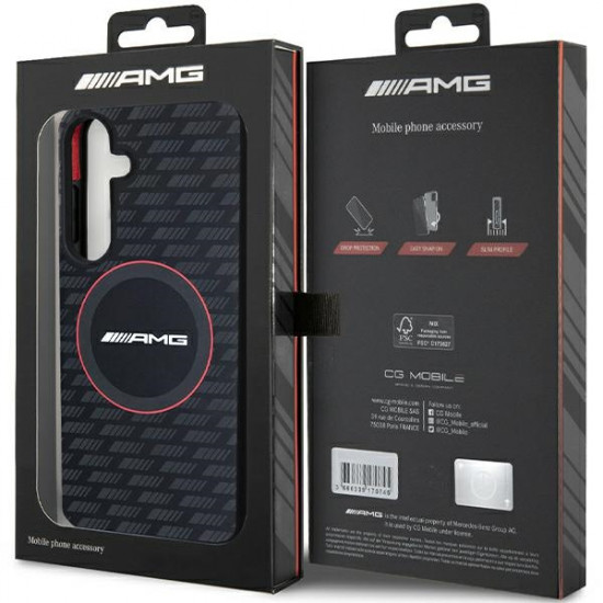 AMG AMHMS24M23SMRK S24+ S926 black hardcase Silicone Carbon Pattern MagSafe AMG AMHMS24M23SMRK S24+ S926 black hardcase Silicone Carbon Pattern MagSafe