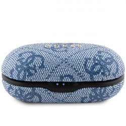 Guess Bluetooth Headphones GUTWSP4EGB TWS + Docking Station ENC blue 4G Metal