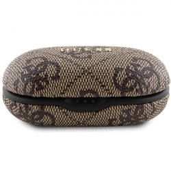 Guess Bluetooth Headphones GUTWSP4EGW TWS + Docking Station ENC brown 4G Metal