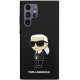 Karl Lagerfeld KLHCS24LSNIKBCK S24 Ultra S928 hardcase black Silicone Ikonik