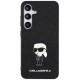 Karl Lagerfeld KLHCS24MGKNPSK S24+ S926 black hardcase Fixed Glitter Ikonik Logo Metal Pin