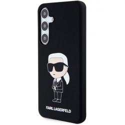 Karl Lagerfeld KLHCS24MSNIKBCK S24+ S926 hardcase black Silicone Ikonik
