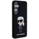 Karl Lagerfeld KLHCS24SSNIKBCK S24 S921 hardcase black Silicone Ikonik