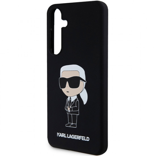 Karl Lagerfeld KLHCS24SSNIKBCK S24 S921 hardcase black Silicone Ikonik