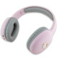 Hello Kitty Bluetooth on-ear headphones HKBHA1BKHLMP pink Metal Logo