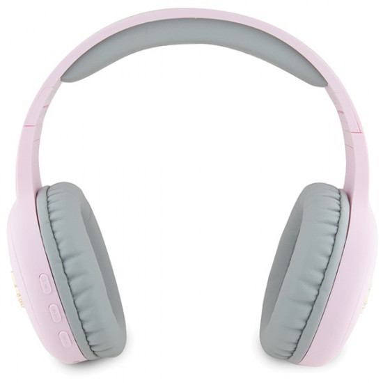Hello Kitty Bluetooth on-ear headphones HKBHA1BKHLMP pink Metal Logo