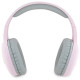 Hello Kitty Bluetooth on-ear headphones HKBHA1BKHLMP pink Metal Logo