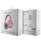 Hello Kitty Bluetooth on-ear headphones HKBHA1BKHLMP pink Metal Logo