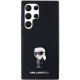 Karl Lagerfeld KLHCS23LSMHKNPK S23 Ultra S918 black Silicone Ikonik Metal Pin