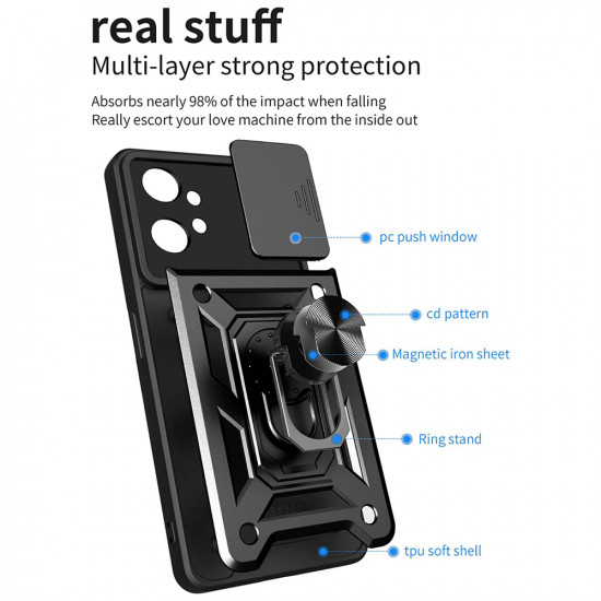 Techsuit  CamShield Series  Motorola Moto G32  Black