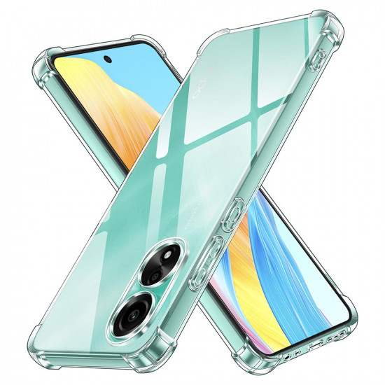 Techsuit Shockproof Clear Silicone Oppo A58 4G Clear Techsuit Shockproof Clear Silicone Oppo A58 4G Clear