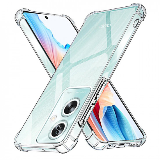 Techsuit  Shockproof Clear Silicone  Oppo A79 5G  Clear