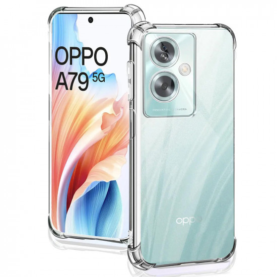Techsuit  Shockproof Clear Silicone  Oppo A79 5G  Clear
