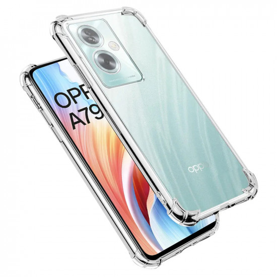 Techsuit  Shockproof Clear Silicone  Oppo A79 5G  Clear