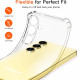 Techsuit Shockproof Clear Silicone Samsung Galaxy S24 Clear Techsuit Shockproof Clear Silicone Samsung Galaxy S24 Clear