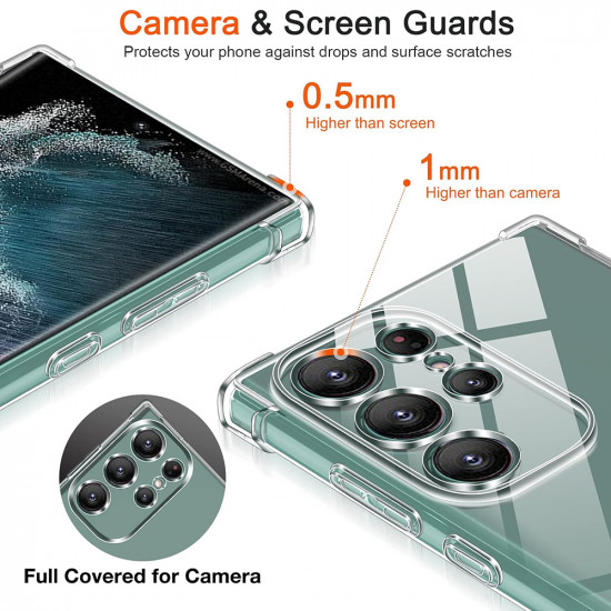 Techsuit Shockproof Clear Silicone Samsung Galaxy S24 Ultra Clear Techsuit Shockproof Clear Silicone Samsung Galaxy S24 Ultra Clear