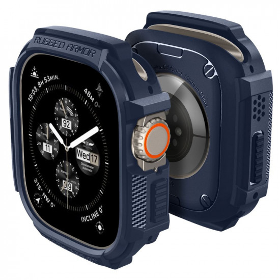 Spigen Rugged Armor Apple Watch Ultra 1/2 49mm Navy Blue