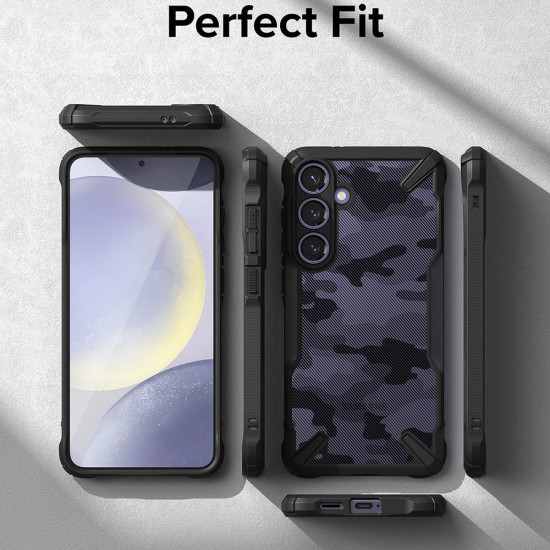 Ringke  Fusion X Design  Samsung Galaxy S24  Camo Black