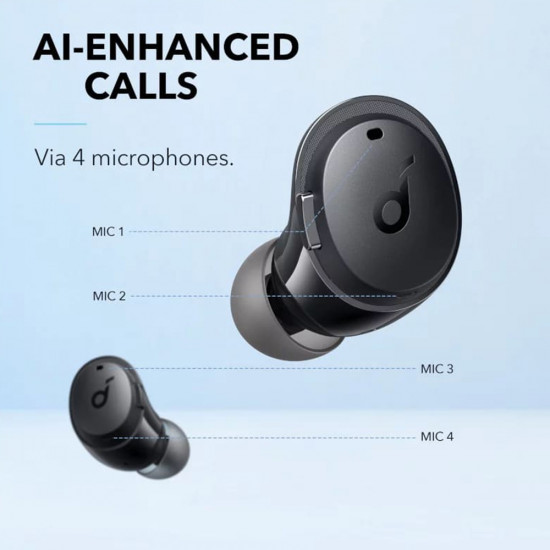 Anker  Wireless Earbuds Life Dot 3i (A3982G12)  Bluetooth 5.2, with Charging Case, Active Noise Cancelling, IPX5  Black