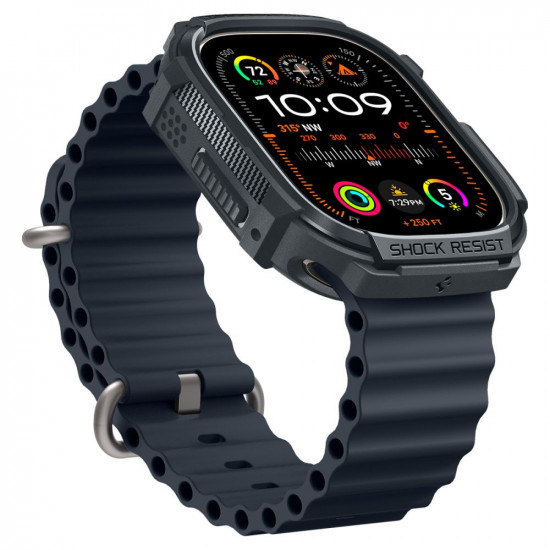 Spigen Rugged Armor Apple Watch Ultra 1/2 49mm Dark Grey