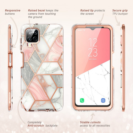 i Blason Cosmo Samsung Galaxy A12 / A12 Nacho Marble i Blason Cosmo Samsung Galaxy A12 / A12 Nacho Marble