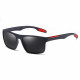 Techsuit  Sunglasses Polarised TR90 (MM101)  UV Protection  Matte Blue / Red