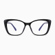 Techsuit Anti Blue Light Glasses Reflex PC (PC28016 C1) Cat Eye Black Techsuit Anti Blue Light Glasses Reflex PC (PC28016 C1) Cat Eye Black