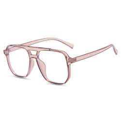 Techsuit  Anti Blue Light Glasses Reflex PC (PC28014 C4)  Square  Pink