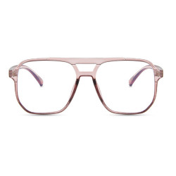 Techsuit  Anti Blue Light Glasses Reflex PC (PC28014 C4)  Square  Pink