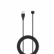 Techsuit  SmartWatch Wireless Charging Cable (TXC1)  for Xiaomi Mi Band 5/6/7, USB, 3.5W, 1m  Black