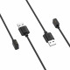 Techsuit  SmartWatch Wireless Charging Cable (TXC2)  for Xiaomi Watch, USB, 3.5W, 1m  Black