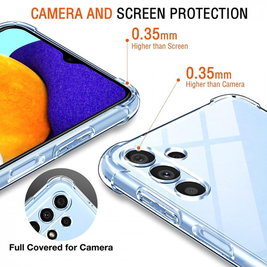 Techsuit  Shockproof Clear Silicone  Samsung Galaxy A13 5G / A04S  Clear
