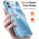 Techsuit  Shockproof Clear Silicone  Motorola Moto E22 / Moto E22i  Clear