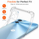 Techsuit  Shockproof Clear Silicone  Motorola Moto E22 / Moto E22i  Clear