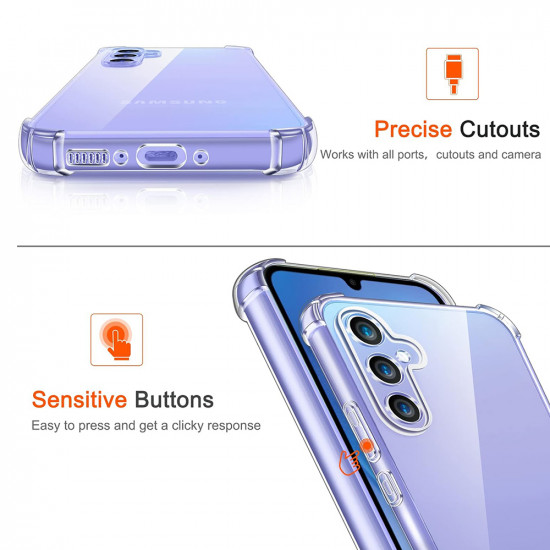 Techsuit Shockproof Clear Silicone Samsung Galaxy A35 5G Clear Techsuit Shockproof Clear Silicone Samsung Galaxy A35 5G Clear