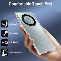 Techsuit  Shockproof Clear Silicone  Honor Magic6 Lite  Clear