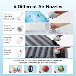 Baseus  Air Pump PocketGo (C11157700221 00)  Portable, Rechargeable, Multifunctional, with LED Light  White Baseus  Air Pump PocketGo (C11157700221 00)  Portable, Rechargeable, Multifunctional, with LED Light  White